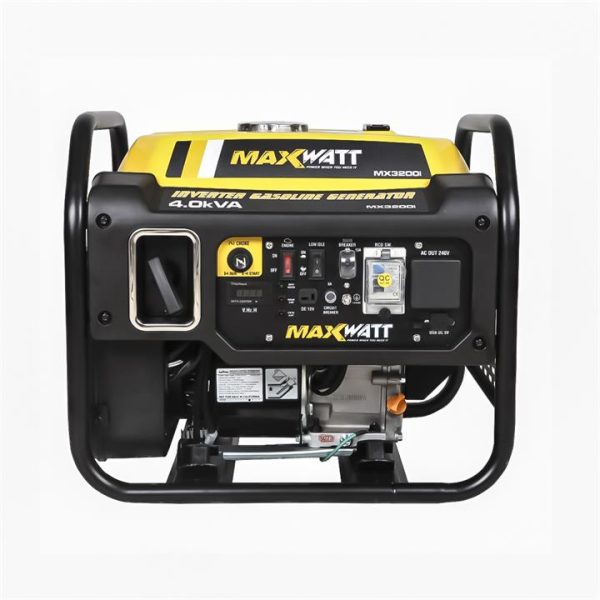 MaxWatt 3200W Petrol Inverter Generator Portable Power