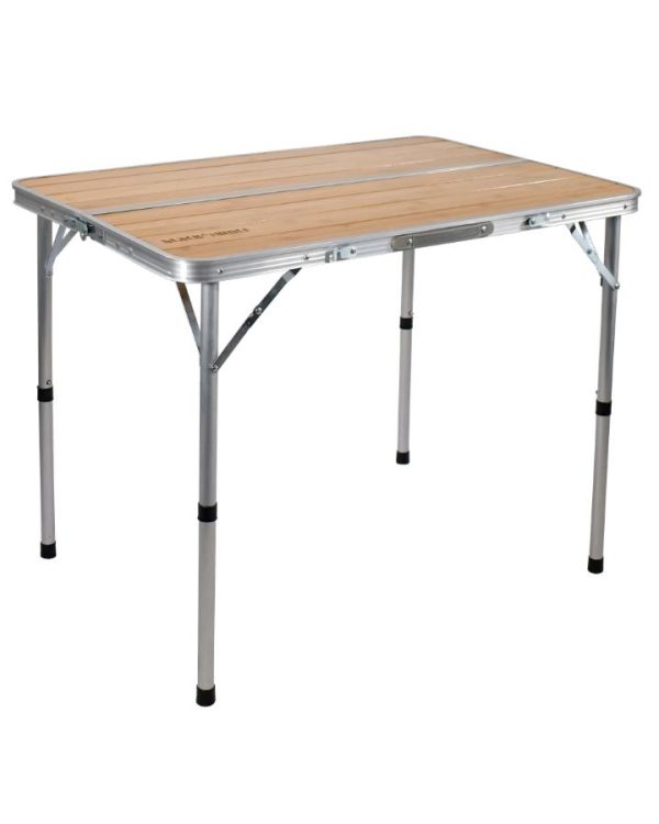 BlackWolf Lightweight Adjustable Camping Table for Outdoors