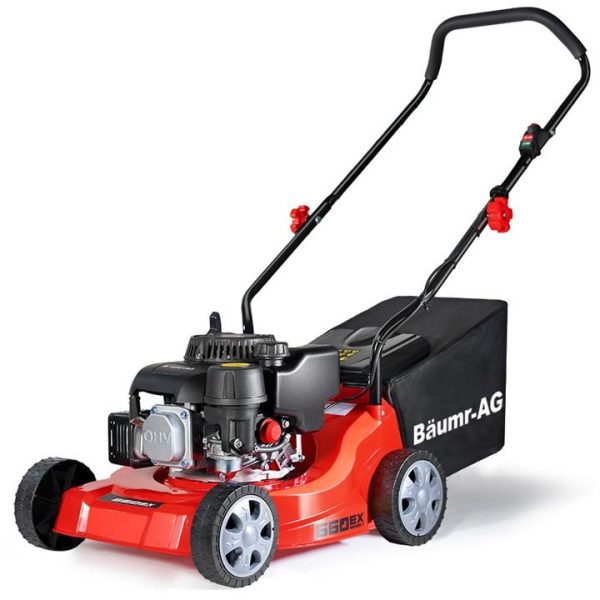 BAUMR-AG 139cc 16″ Petrol Lawn Mower 4-Stroke Push