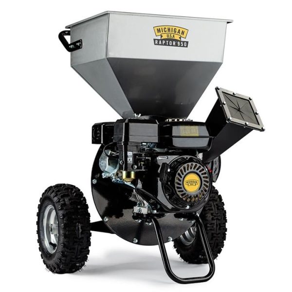 MICHIGAN 7HP 212cc Petrol Wood Chipper Mulcher Shredder