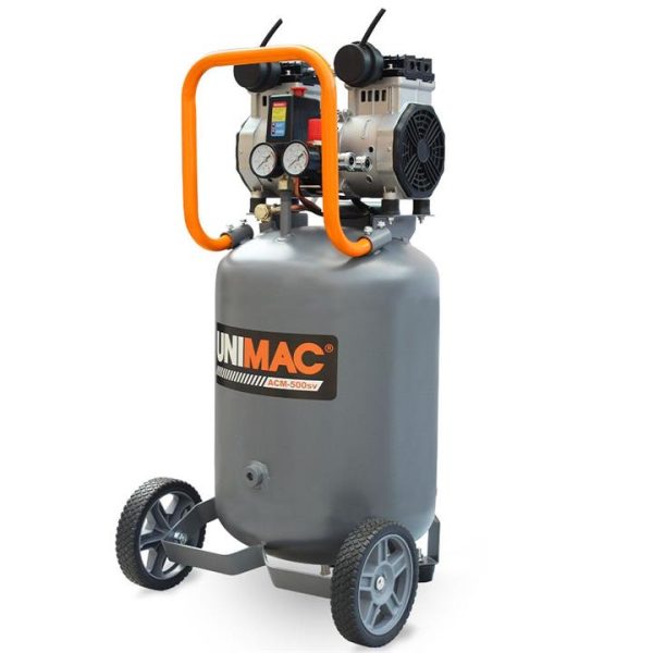 UNIMAC 2HP 50L Silent Oil-Free Vertical Air Compressor