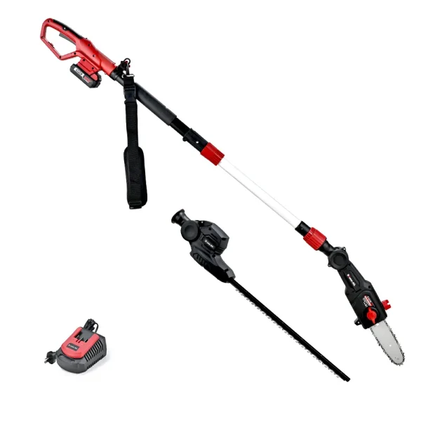 BAUMR-AG 20V Cordless Pole Saw and Hedge Trimmer